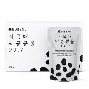 [웰빙창고] 밥스누 서목태 약콩 콩물 99.7 190ml x 20팩