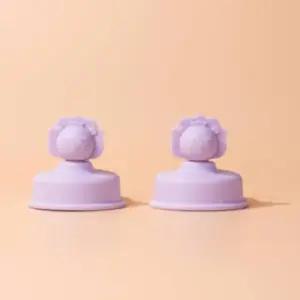 베베락 유아 아기 젖병 빨대컵 실리콘 토퍼 라벤더 X2