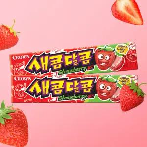 크라운 새콤달콤 스틱 29g 딸기 15개
