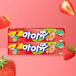 크라운 마이쮸 스틱 44g 딸기 15개
