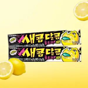 크라운 새콤달콤 스틱 29g 울트라 레몬 15개