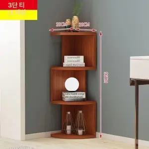 코너장 코너선반장 구석장 모서리 장식장 선반장 북유럽식 틈새 캐비닛 거실