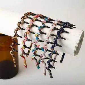 [골드스마일]패브릭 트로피컬 캐주얼 투스 머리띠 필수템 여자 헤