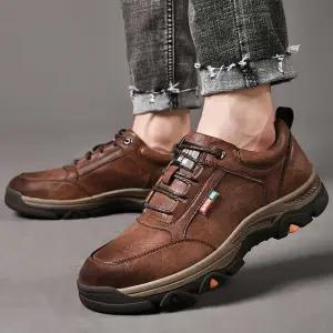 (무료배송) 남성 트레킹 슈즈 발편한 워킹화 다용도 작업 신발