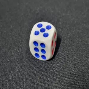 16mm 미니 주사위 화이트 정육면체