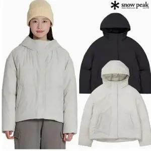 갤러리아 스노우피크 어패럴 [뉴이월단독] 캠픽 우먼스 후드 구스 미들 다