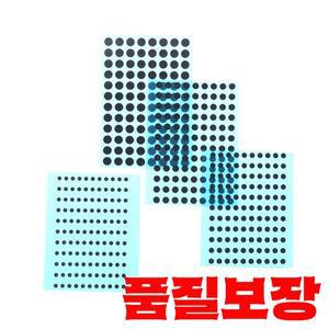 IR 리모컨 전도성 고무 버튼용 키패드 수리 키트 검정색 직경 3mm 4 크기 1PC