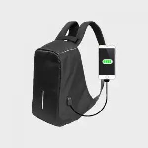 실버 가방 비닐 멀티백팩