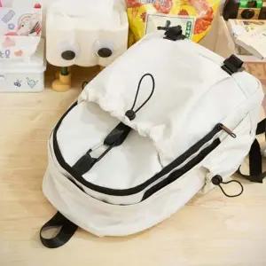 비닐 백팩 호피 복조리 캐주얼백팩