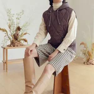 라씨엔토 퀼팅 후드 베스트 4종 택1