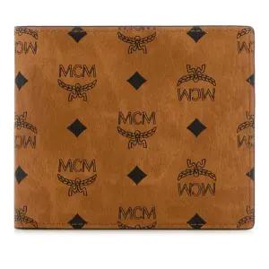 엠씨엠 로고 패턴 스퀘어 반지갑 MXSFATA04 CO