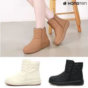 행텐 HT-Y2501 여성용 퍼안감 퀄팅 누빔 패딩부츠 방한화 겨울화