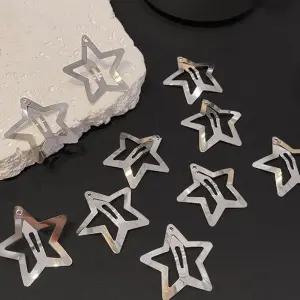 포인트 똑딱 핀 옆 앞 머리 고정 헤어 삔 별 10p 세트 똑딱핀 앞머리핀