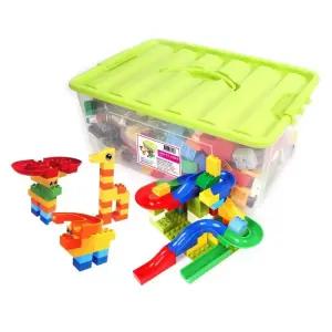 호기심 소근육발달 2세3세 장난감 레일블럭 추천 교육완구 끼우기 어린이선물 창의적학습