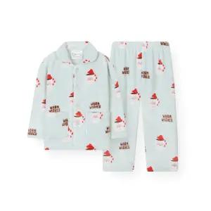 [오르시떼](하남점)아동 G124 산타머그웜MT 긴소매 파자마 세트