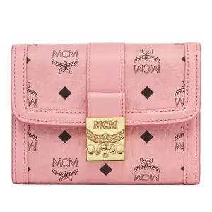 엠씨엠 폴드오버 플랩 골드 클라스프 반지갑 MYSESXT01 PZ