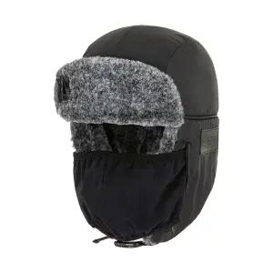 밀레 따뜻한 남성 고소모 겨울 방한 마스크 귀달이 털모자