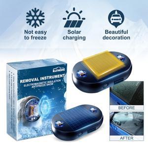 태양 및 USB 동결 방지 제설기 자동차 창문 유리 얼음 분자 5-12V