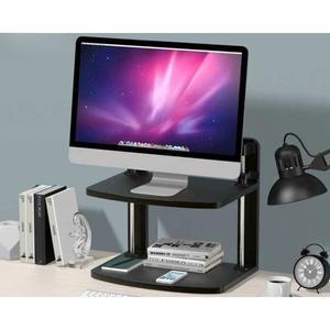 높이 조절 모니터 받침대 화이트 컴퓨터 블랙 높이조절모니터받침대 작업대 유압 스탠딩