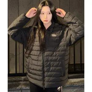 지프 JEEP 크레스트 쉴드 마이크로볼 라이트 패딩 자켓 (JQ5JPU421BK) 192076 {0m}