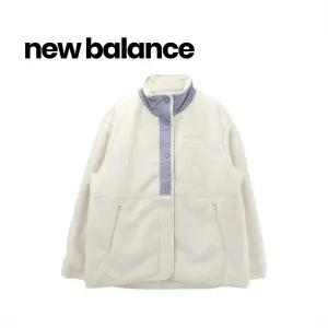 [리퍼브]  퍼플리스 하이넥 배색집업 (NBMDB4W802-01)