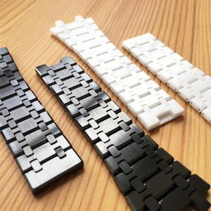 AP Audemars Piguet RO Royal Oak 41mm 오토매틱 시계 26579 용 세라믹 시계 밴드 스트랩