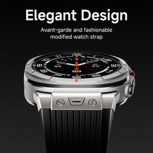 삼성 갤럭시 워치 8 울트라 2025 47mm용 고급 남성 밴드, 삼성 갤럭시 워치 7 울트라 47mm용 스포츠 실리콘