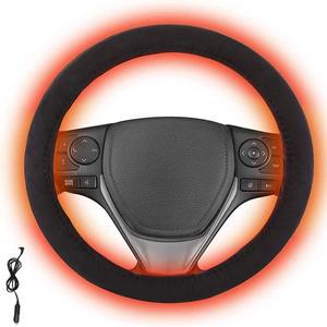 12V 충전식 자동차 열선 핸들 커버 겨울용 보호기 내부용