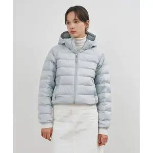 커스텀어클락 COSTUME O’CLOCK 보라끌레르 우먼 덕다운ver. 라이트웨이트 후드 덕다운 패딩 자켓 스카이블