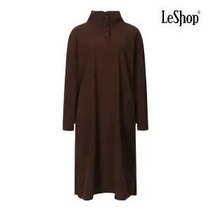 [르샵] 버튼 하이넥 골덴 원피스 (BP9OP021A)