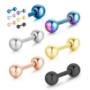 아령 써지컬스틸 볼 4mm 기본피어싱 스틸 남자피어싱