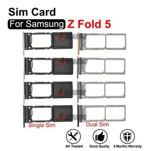 유심트레이 유심 보관 케이스 삼성 갤럭시 Z 폴드 5 SM- F946 블랙블루화이트퍼플 SIM 카드 홀더 슬롯 수리