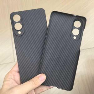 삼성 갤럭시 S25 가장자리 S25Edge 실제 탄소 섬유 아라미드 방폭 휴대 전화 보호 커버 쉘 케이스