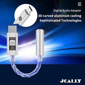 JCALLY JM6 Pro Type-C ~ 3.5mm 듀얼 DAC CX31993 MAX97220 디지털 오디오 휴대용 디코딩 앰프 HiFi 모바일