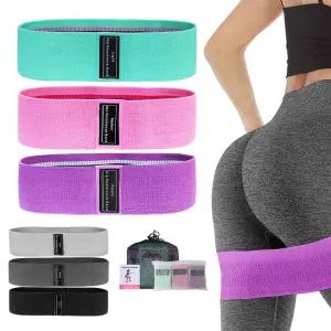 튜빙밴드 저항밴드 패브릭 저항 부티 밴드 허벅지 스쿼트 서클 스트레치 피트니스 스트립 루프 요가 체육관