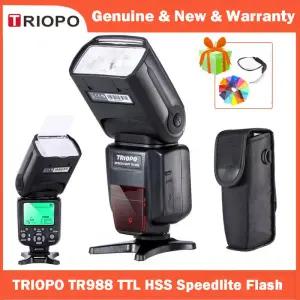카메라후레쉬 Triopo TR-988 II TTL 고속 전문 카메라 플래시 스피드라이트 캐논 니콘 6D 60D 550D 600D 디