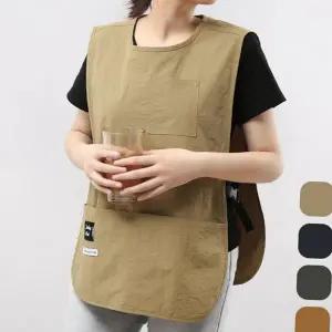 조끼형 앞치마 다용도 워킹 바리스타 방수 앞치마 작업용 주방 카페 조절