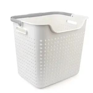 시스맥스 세탁바구니/빨래통/세탁/손잡이/빨래/용품/이동식/수납/바스켓/다용도/런드리/버킷/수건함/가방