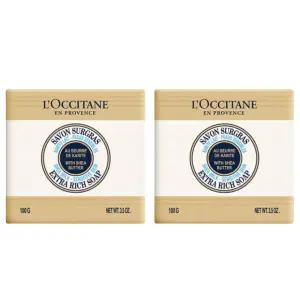 록시땅 시어 버터 클렌징 비누 솝 선물 밀크 100g X2p BNS