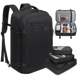여행용 대용량 초대형 백팩 남자 직장인 출장용 빅사이즈 기내용 해외여행 초대형 책가방 방수 직장인 멀티수납 파우치포함 가방