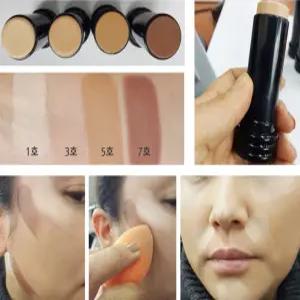 고체파운데이션 잡티컨실러 백반증커버 턱쉐딩 매트한 파운데이션 어두운 스틱