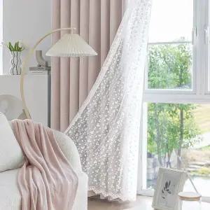 [지나송]세이지 암막커튼+코디커튼+커튼봉(특대형)