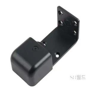 SH월드 자동문이탈방지로라 하부가이드 블랙 부속철물 행거도어로라 자동문롤러