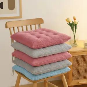 겨울방석 극세사 온열 따뜻한 보온 방한 의자 쇼파  퍼 도톰한 포근 플러시 푹신 좌식