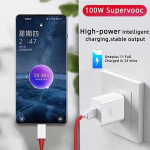 기존 Oneplus 충전기 Supervooc 100W Type-A 전원 어댑터 EU 80w 초고속 유형 C 케이블 One Plus 13 12 11