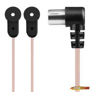 호환 FM 안테나 75옴 F형 남성 플매트 카펫 러그 홈 라디오 스테레오 신호 수신기 공중용