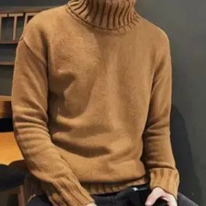 루즈핏 남성 터틀넥 니트 베이직 남자 목폴라 니트 티셔츠 겨울