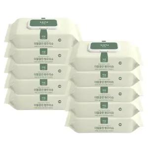 아임 세균닦는 더블클린 행주티슈 70매 10팩 뽑아쓰는 일회용행주 청소물티슈