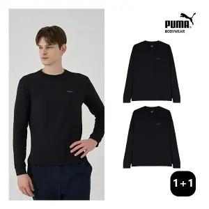 푸마바디웨어 11 푸마 에센셜 롱 슬리브 티셔츠 2종세트 110881