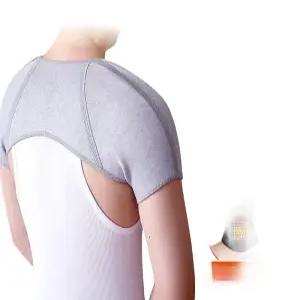 온열조끼 찜질기 마사지 전기 어깨 대나무숯 온열기 오십견 충전 안마기 온찜질 온열